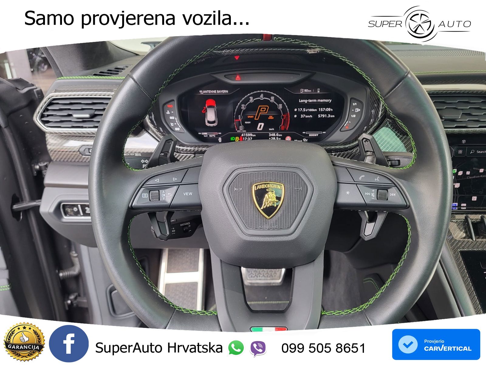 Lamborghini Urus S 4.0 V8 (666 KS) 4WD Automatic LED+GR SJED+ACC