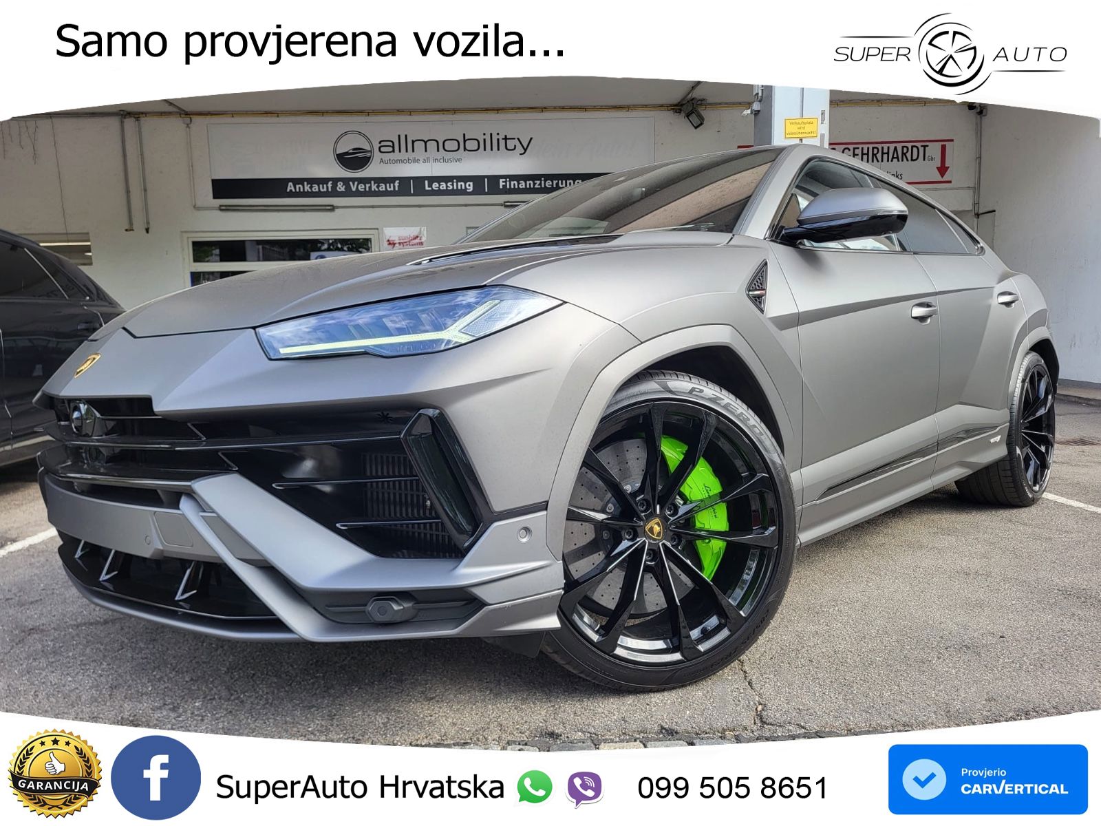 Lamborghini Urus S 4.0 V8 (666 KS) 4WD Automatic LED+GR SJED+ACC