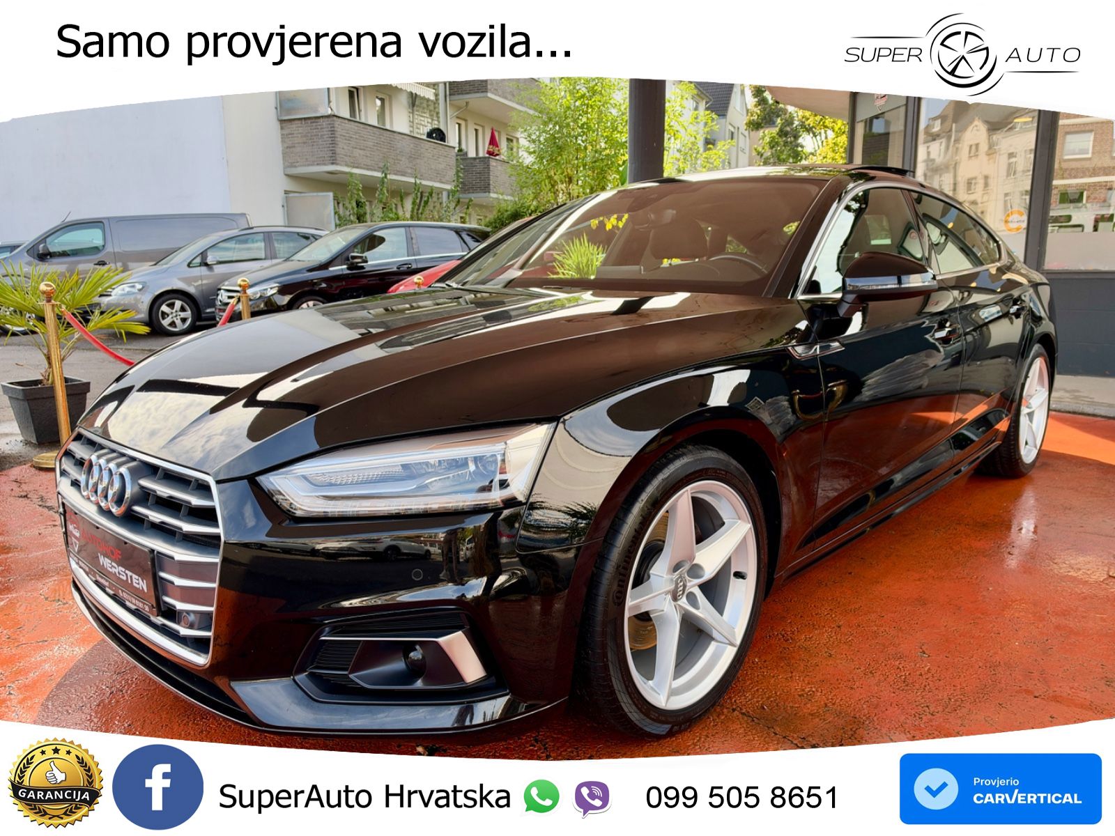 Audi A5 Sportback 40 TFSI (190 KS) S tronic LED+GR SJED+ACC