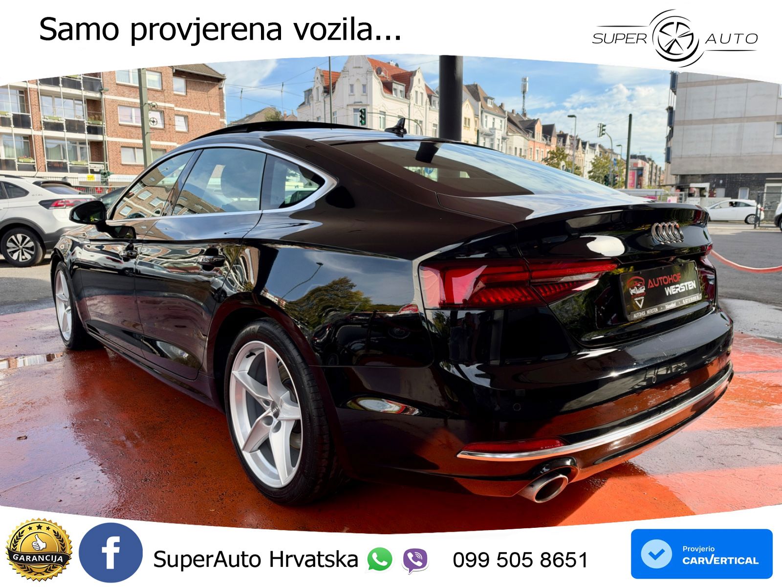 Audi A5 Sportback 40 TFSI (190 KS) S tronic LED+GR SJED+ACC