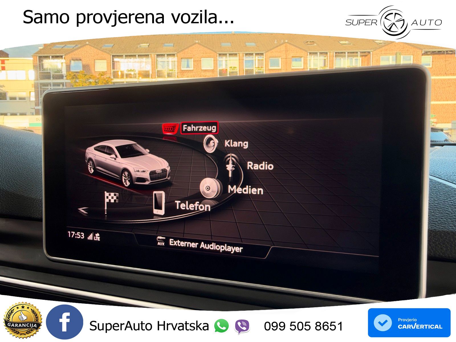 Audi A5 Sportback 40 TFSI (190 KS) S tronic LED+GR SJED+ACC