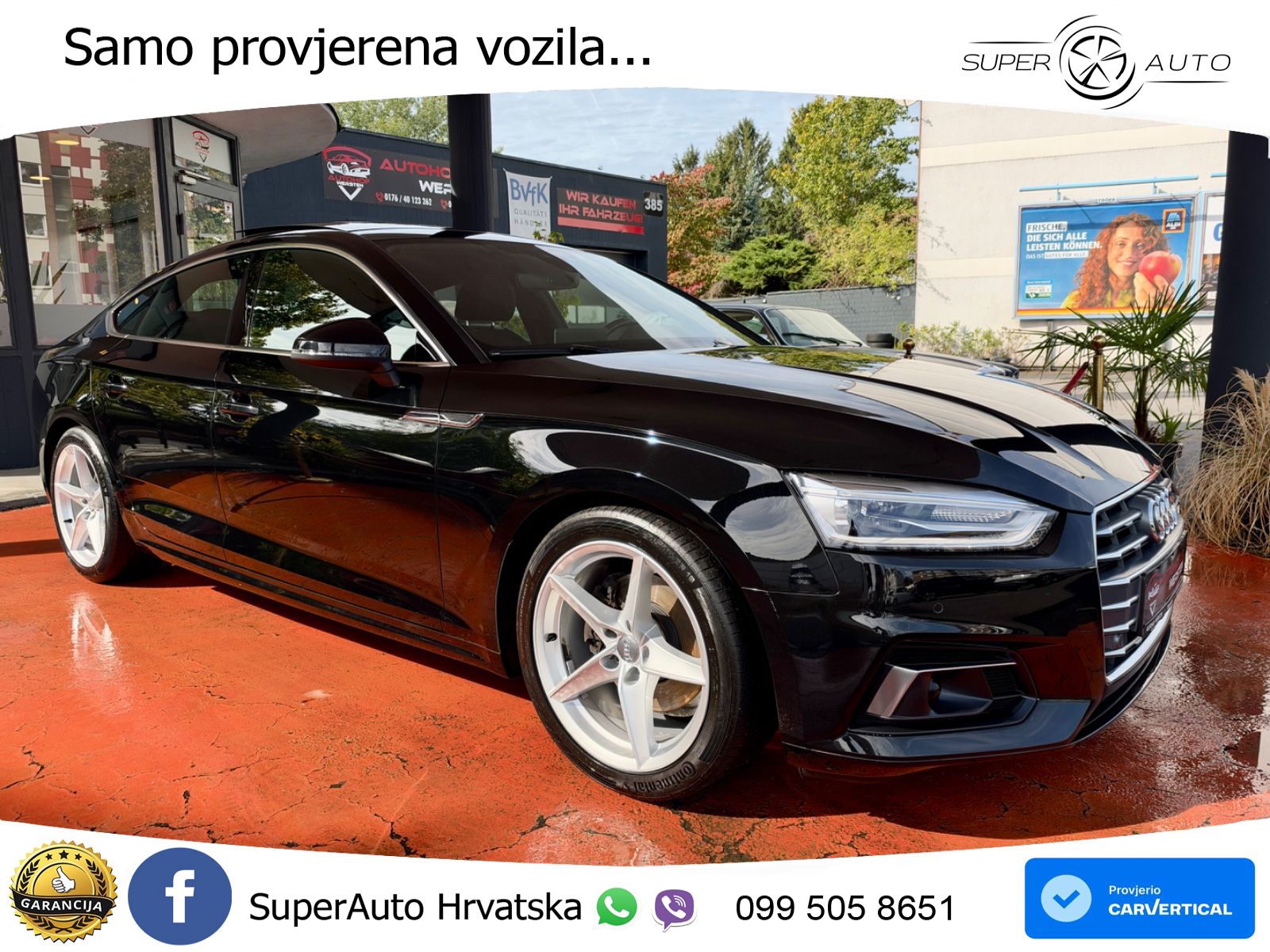 Audi A5 Sportback 40 TFSI (190 KS) S tronic LED+GR SJED+ACC