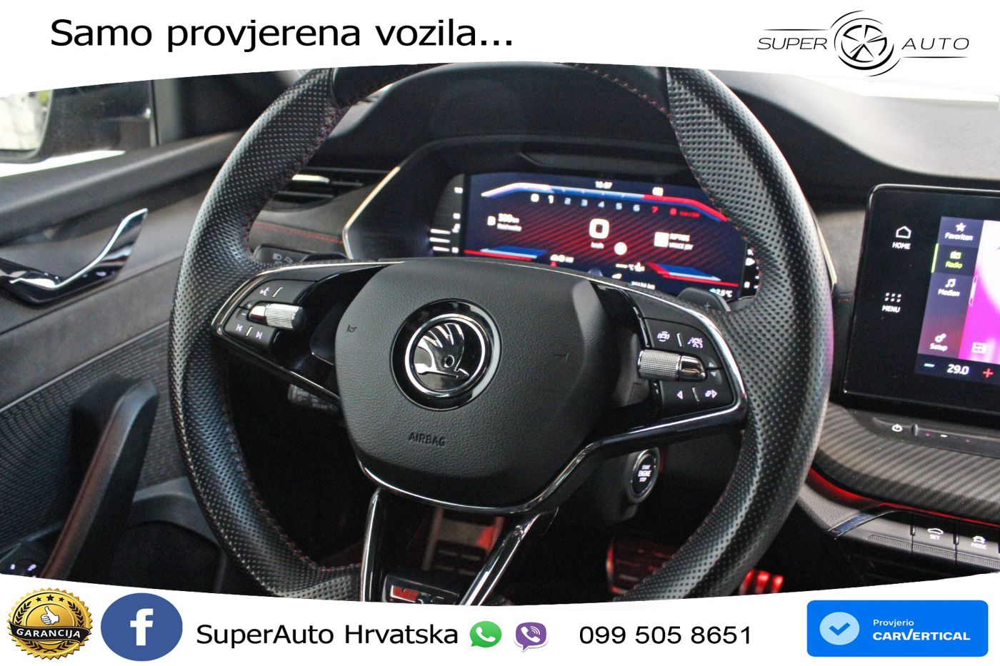 Škoda Octavia Combi RS 2.0 TSI (245 KS) DSG LED+GR SJED+ACC