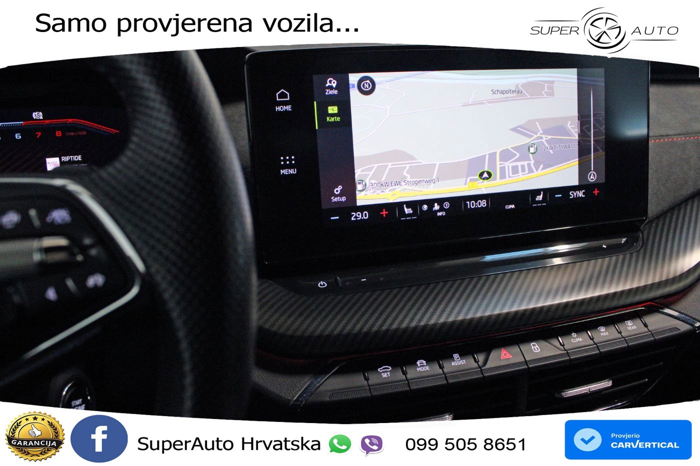 Škoda Octavia Combi RS 2.0 TSI (245 KS) DSG LED+GR SJED+ACC