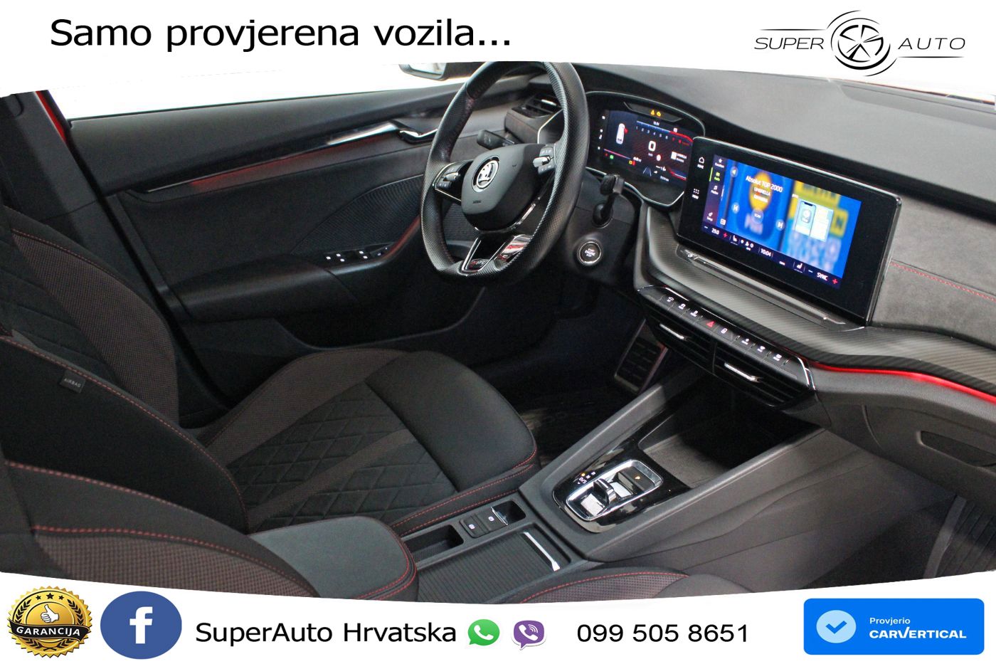 Škoda Octavia Combi RS 2.0 TSI (245 KS) DSG LED+GR SJED+ACC