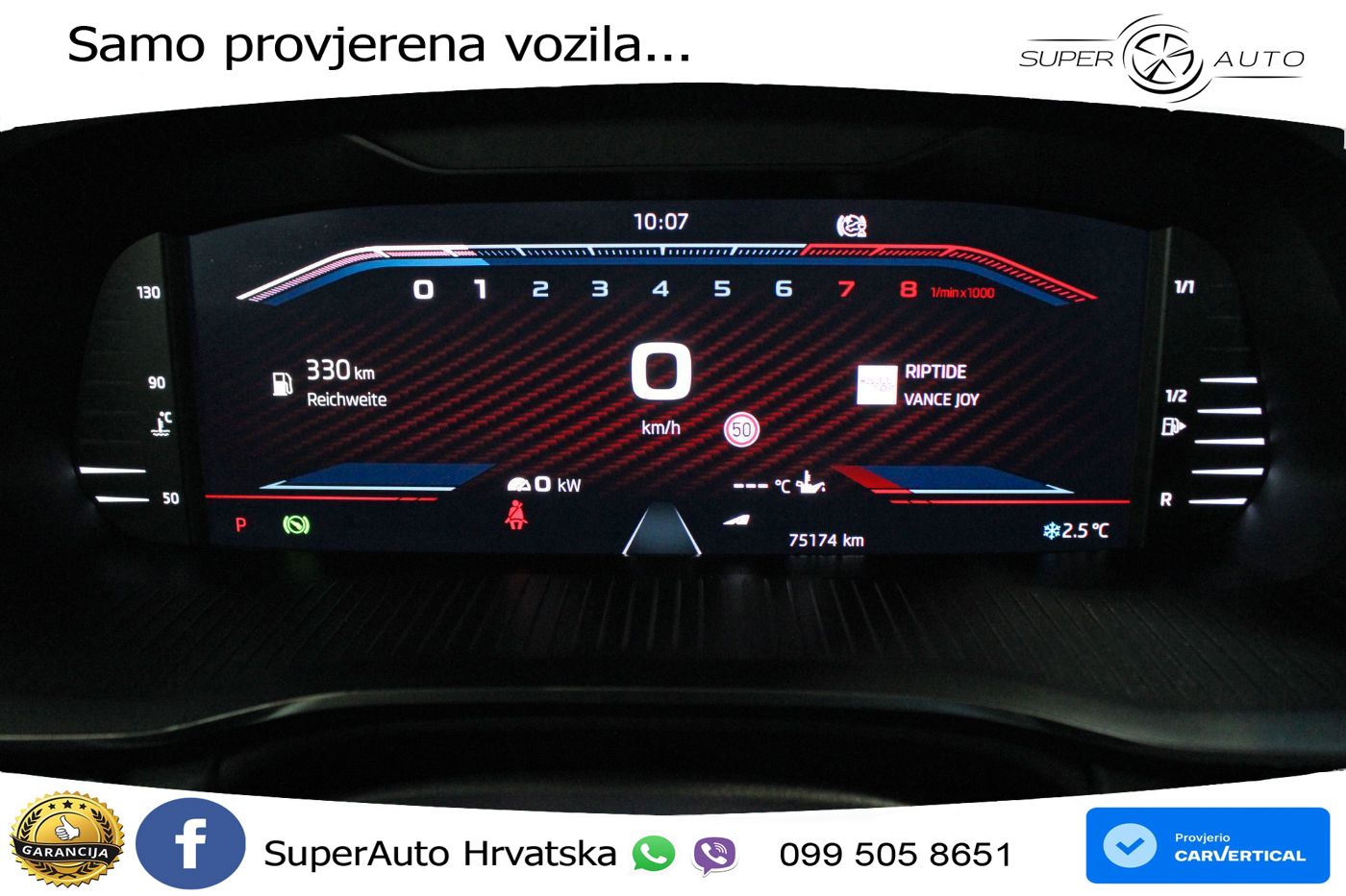 Škoda Octavia Combi RS 2.0 TSI (245 KS) DSG LED+GR SJED+ACC