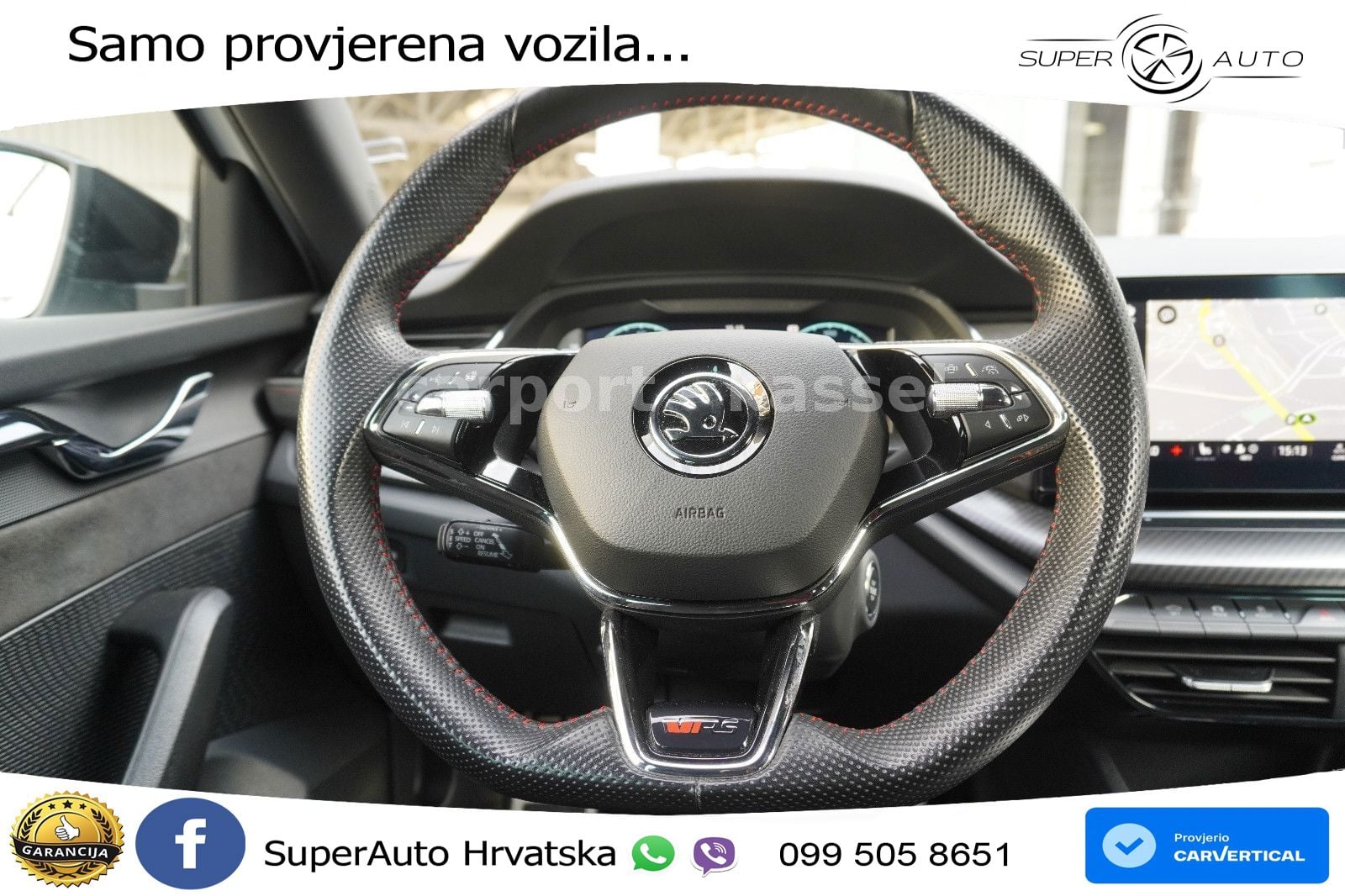Škoda Octavia Combi RS 2.0 TDI (200 KS) DSG LED+GR SJED+ACC