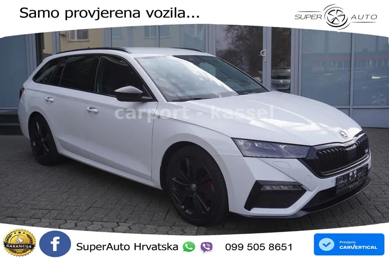 Škoda Octavia Combi RS 2.0 TDI (200 KS) DSG LED+GR SJED+ACC