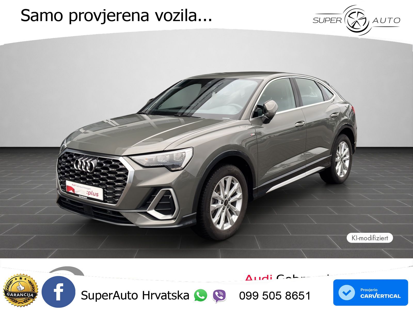 Audi Q3 II Sportback 40 TFSI (190 KS) quattro S tronic S line LED+GR SJED+ACC