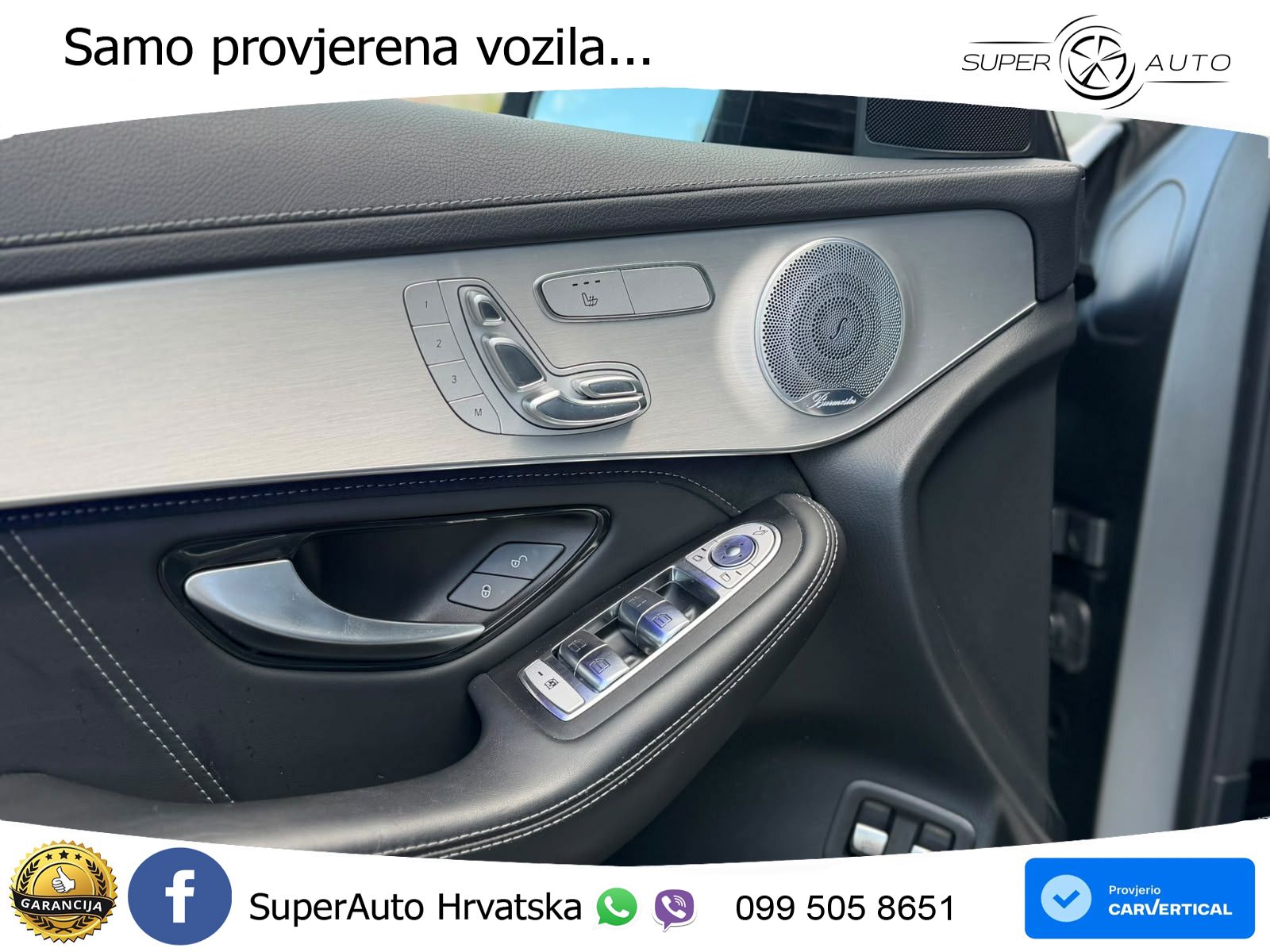 Mercedes AMG GLC 63 V8 (476 KS) 4MATIC+ MCT ZRAČNI+ACC+GR SJED+KAM+PANO