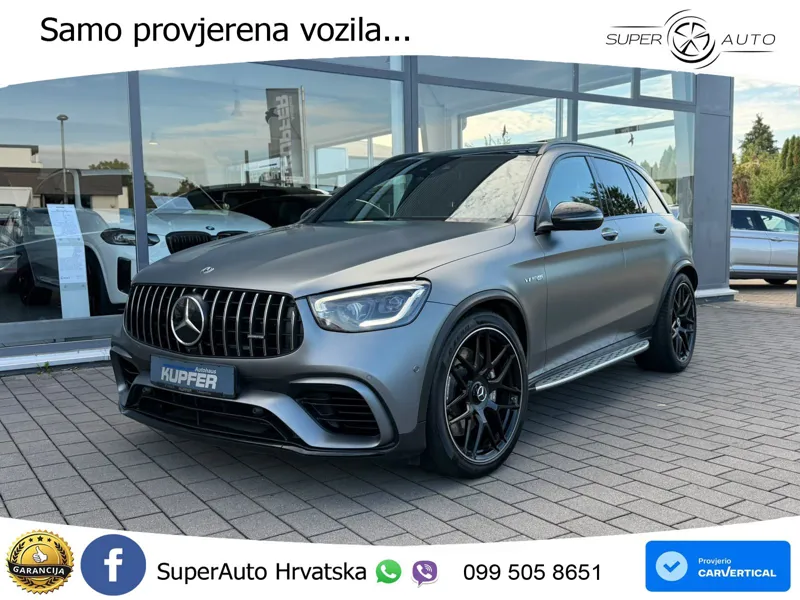 Mercedes AMG GLC 63 V8 (476 KS) 4MATIC+ MCT ZRAČNI+ACC+GR SJED+KAM+PANO