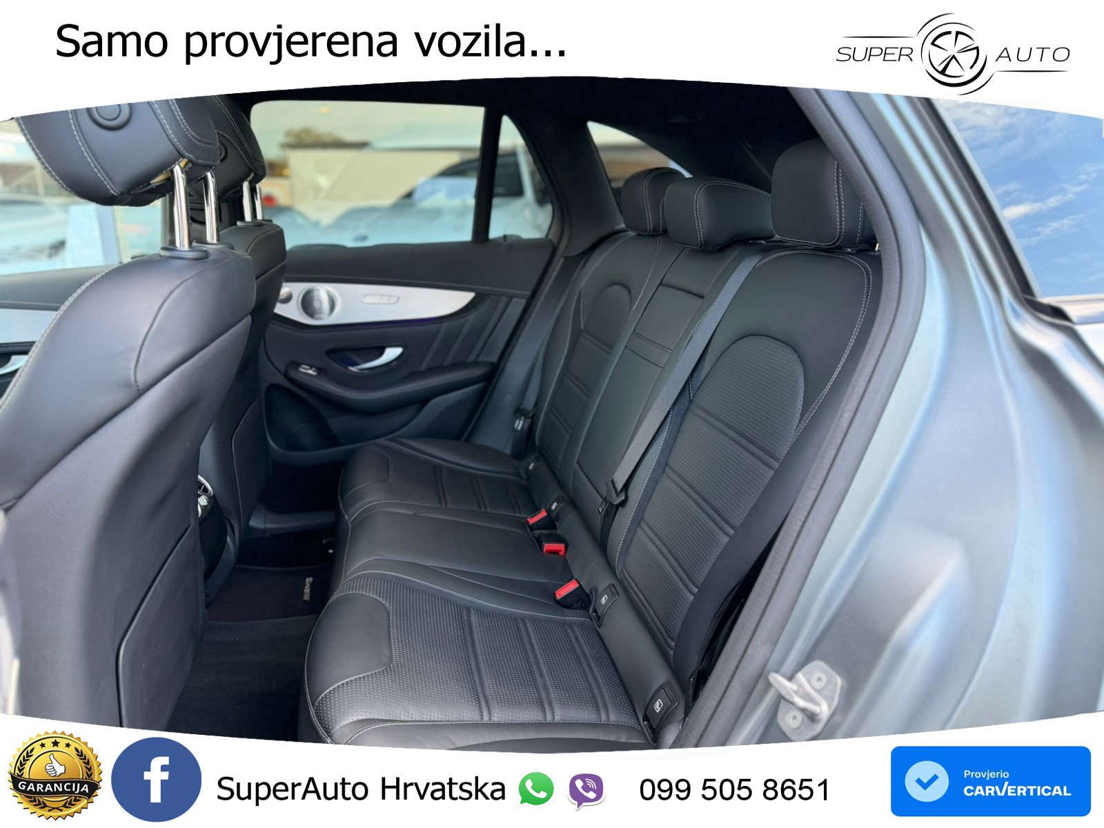 Mercedes AMG GLC 63 V8 (476 KS) 4MATIC+ MCT ZRAČNI+ACC+GR SJED+KAM+PANO