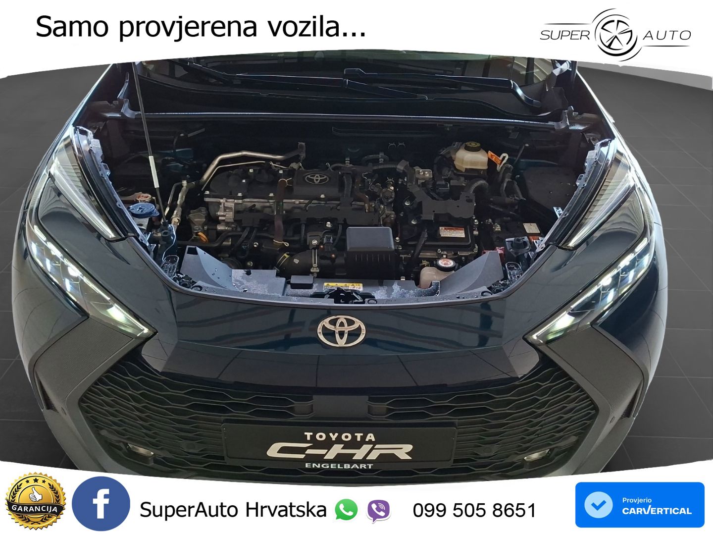Toyota C-HR 1.8 (140 KS) Hybrid e-CVT Teamplayer LED+GR SJED+ACC