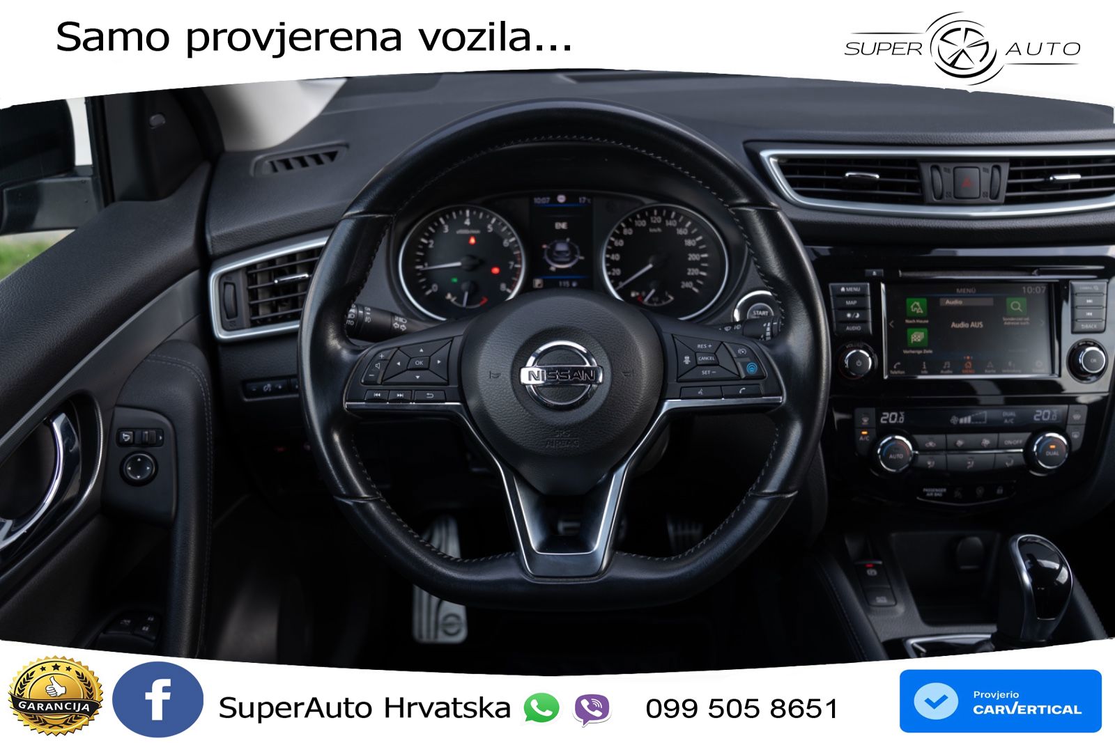 Nissan Qashqai 1.3i (160 KS) DCT Tekna ACC+GR SJED+360+PANO