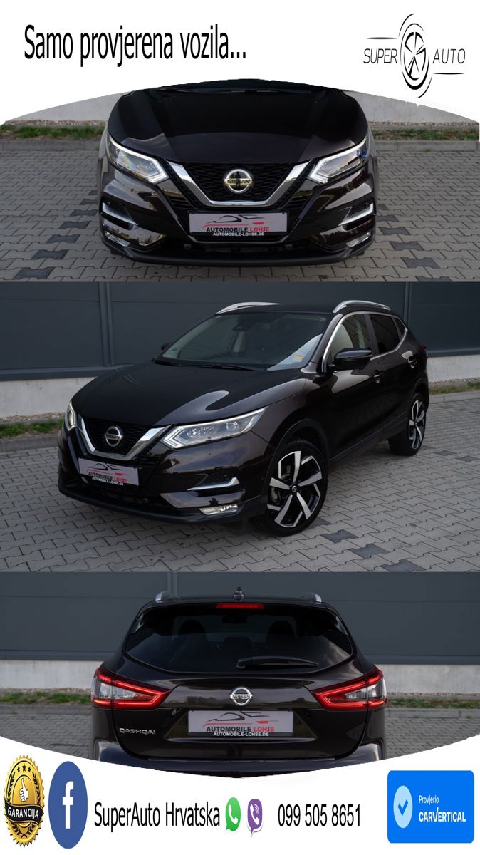 Nissan Qashqai 1.3i (160 KS) DCT Tekna ACC+GR SJED+360+PANO