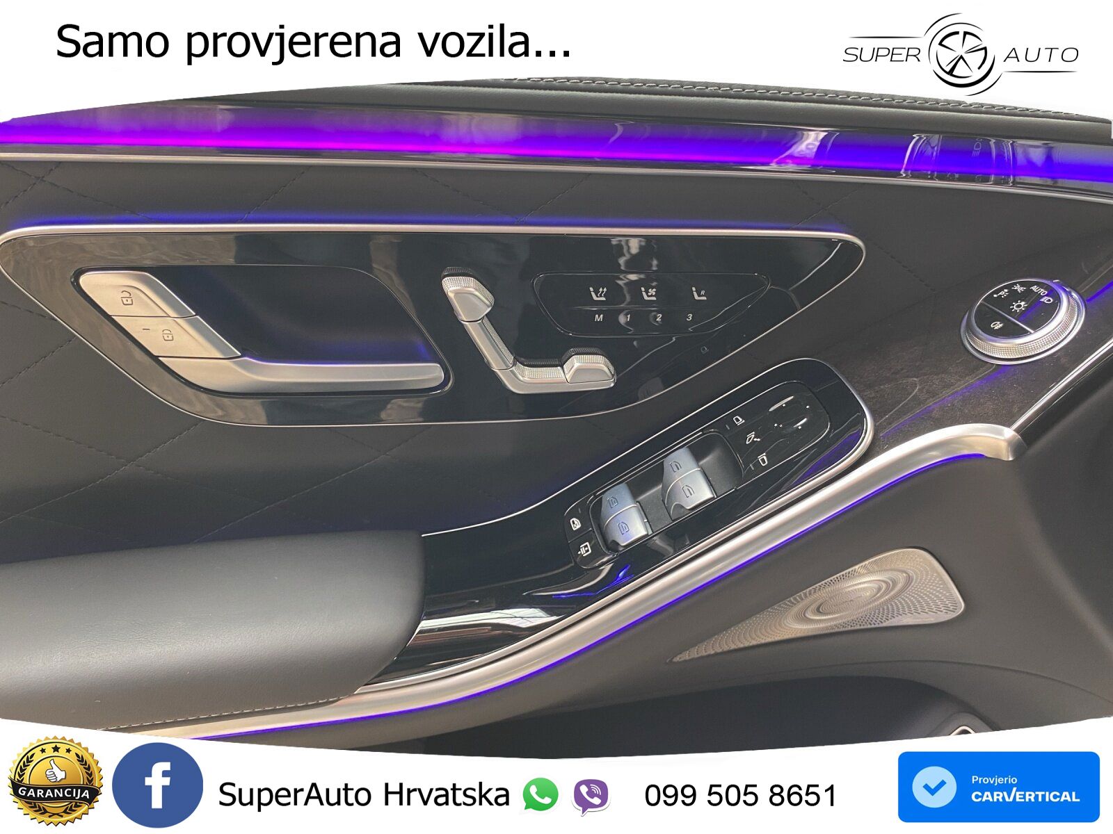 Mercedes S 450d (367 KS) EQ Boost 4MATIC 9G-TRONIC AMG ZRAČNI+ACC+GR SJED+360+PANO