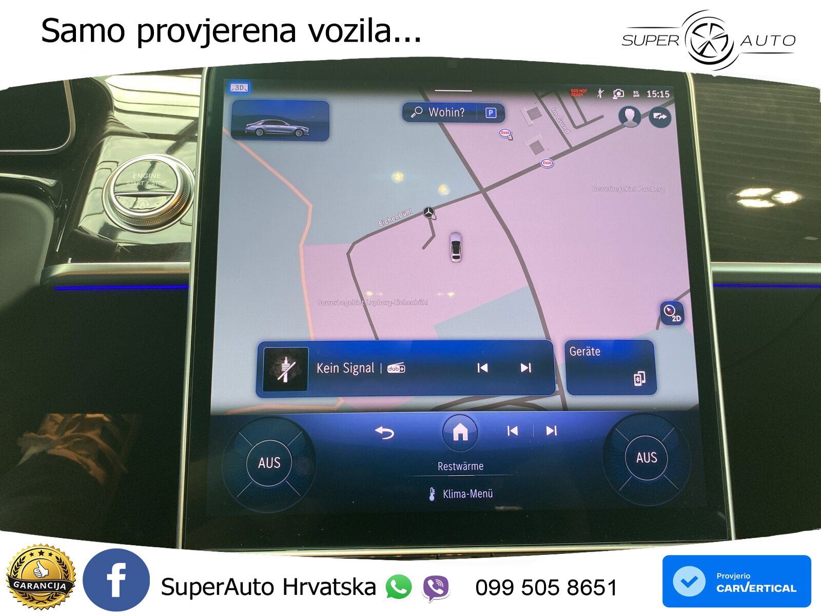 Mercedes S 450d (367 KS) EQ Boost 4MATIC 9G-TRONIC AMG ZRAČNI+ACC+GR SJED+360+PANO
