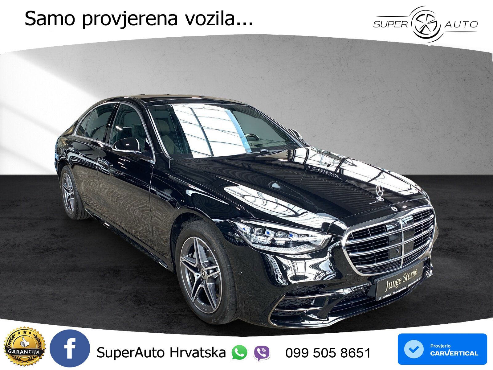 Mercedes S 450d (367 KS) EQ Boost 4MATIC 9G-TRONIC AMG ZRAČNI+ACC+GR SJED+360+PANO