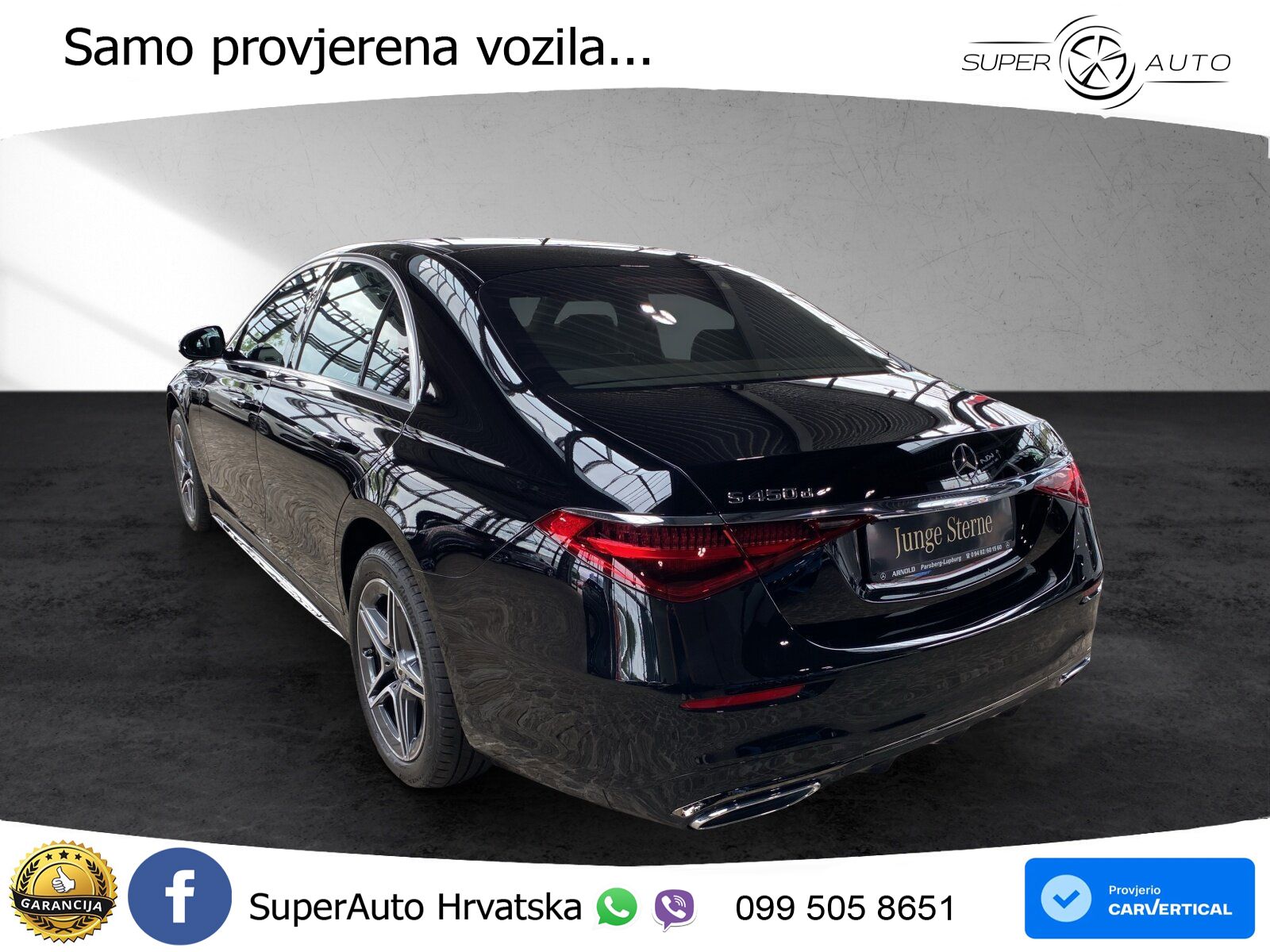 Mercedes S 450d (367 KS) EQ Boost 4MATIC 9G-TRONIC AMG ZRAČNI+ACC+GR SJED+360+PANO