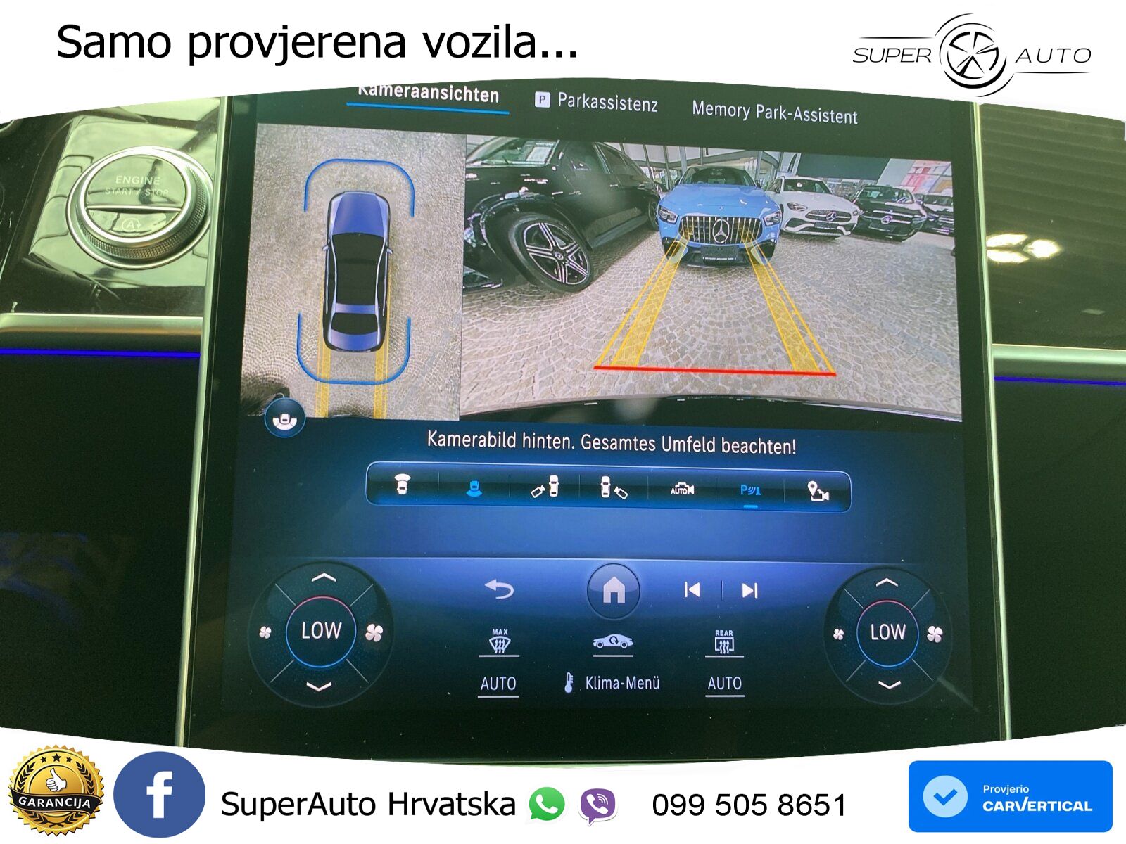 Mercedes S 450d (367 KS) EQ Boost 4MATIC 9G-TRONIC AMG ZRAČNI+ACC+GR SJED+360+PANO