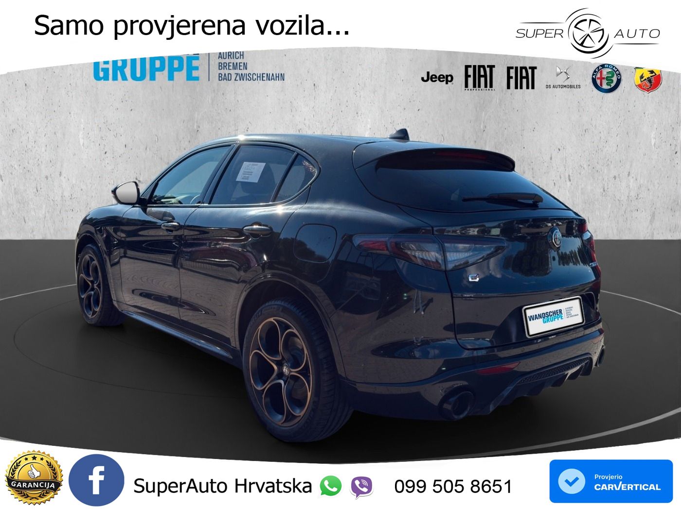 Alfa Romeo Stelvio 2.2 MultiJet II (210 KS) Q4 Automatic LED+GR SJED+ACC