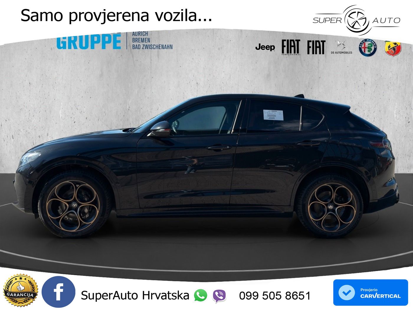 Alfa Romeo Stelvio 2.2 MultiJet II (210 KS) Q4 Automatic LED+GR SJED+ACC
