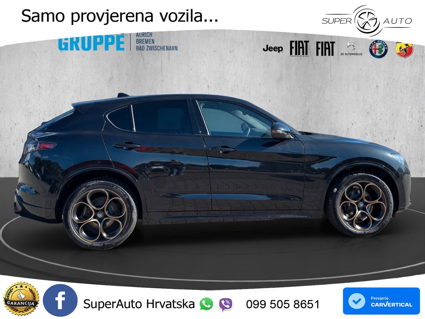 Alfa Romeo Stelvio 2.2 MultiJet II (210 KS) Q4 Automatic LED+GR SJED+ACC