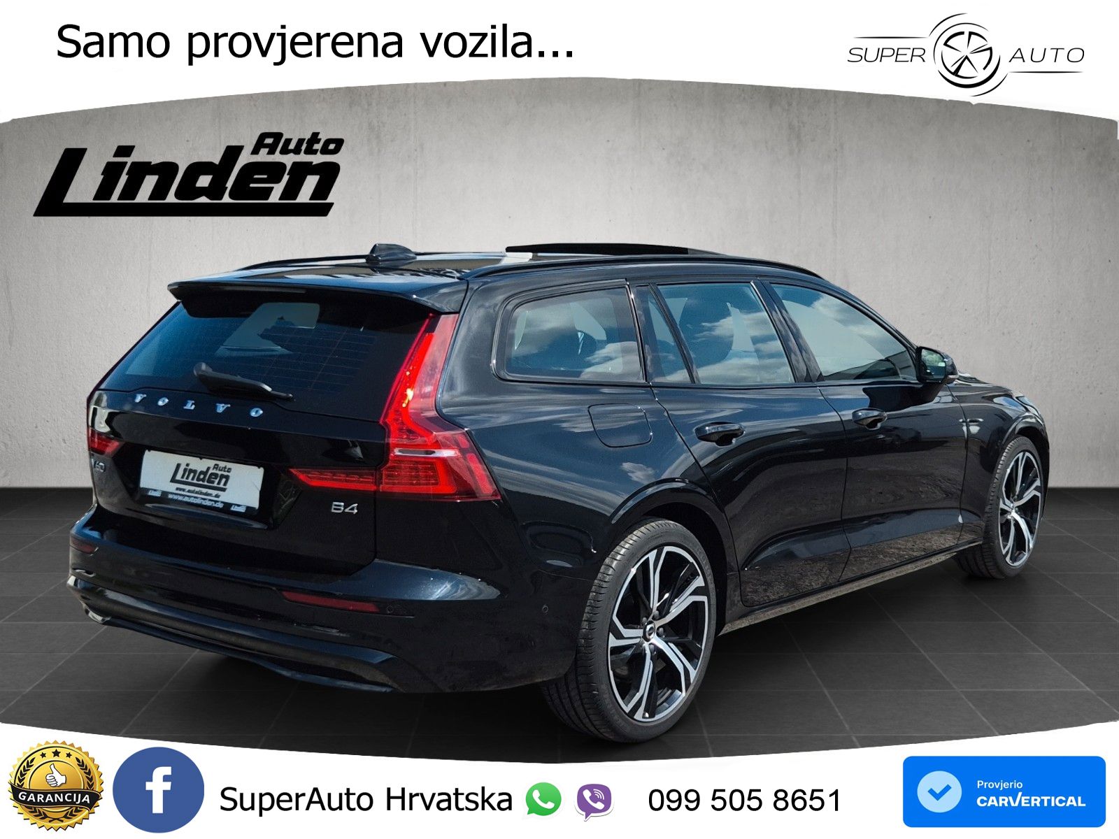 Volvo V60 2.0 B4 Diesel Geartronic ACC+HEAD+4xGR SJED+360+PANO