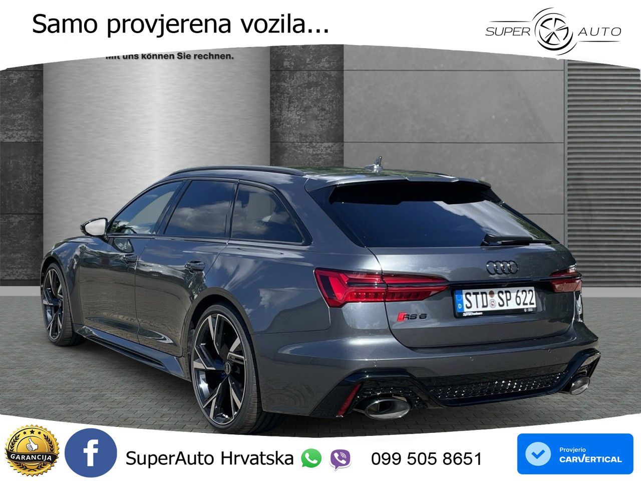 Audi RS6 Avant 4.0 TFSI V8 (600 KS) quattro Tiptronic Kuka MATRIX+GR SJED+KAM