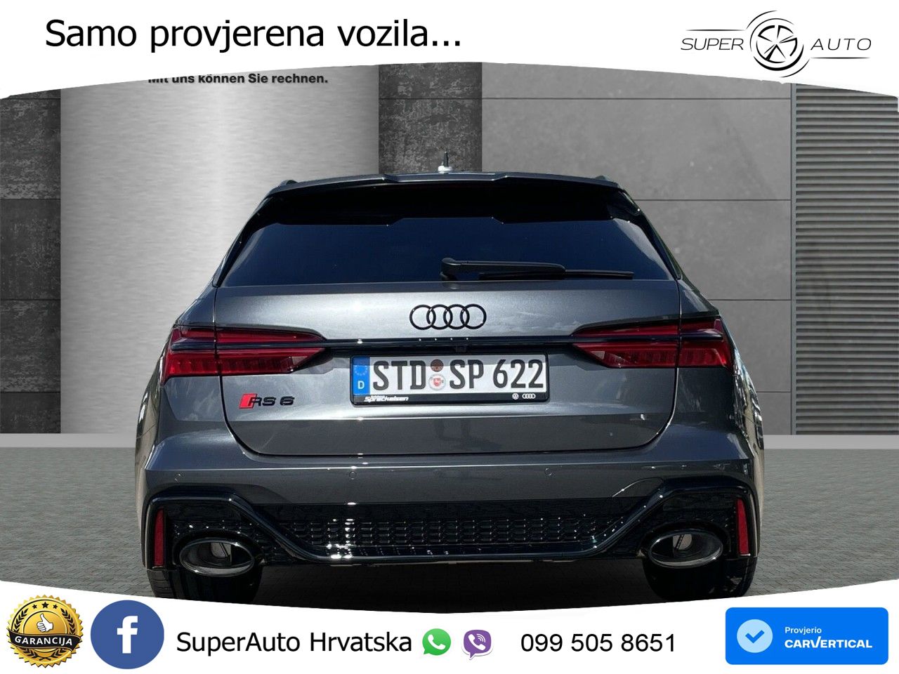 Audi RS6 Avant 4.0 TFSI V8 (600 KS) quattro Tiptronic Kuka MATRIX+GR SJED+KAM