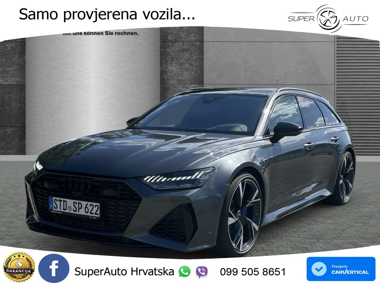 Audi RS6 Avant 4.0 TFSI V8 (600 KS) quattro Tiptronic Kuka MATRIX+GR SJED+KAM