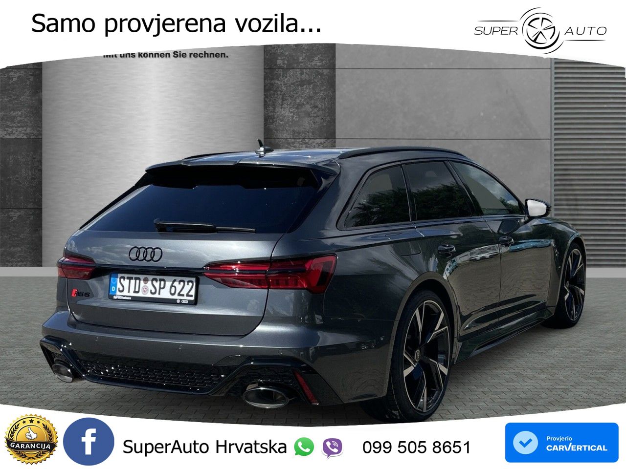 Audi RS6 Avant 4.0 TFSI V8 (600 KS) quattro Tiptronic Kuka MATRIX+GR SJED+KAM