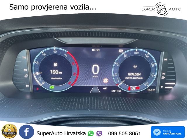 Škoda Octavia Combi 2.0 TDI (150 KS) DSG LED+GR SJED+ACC