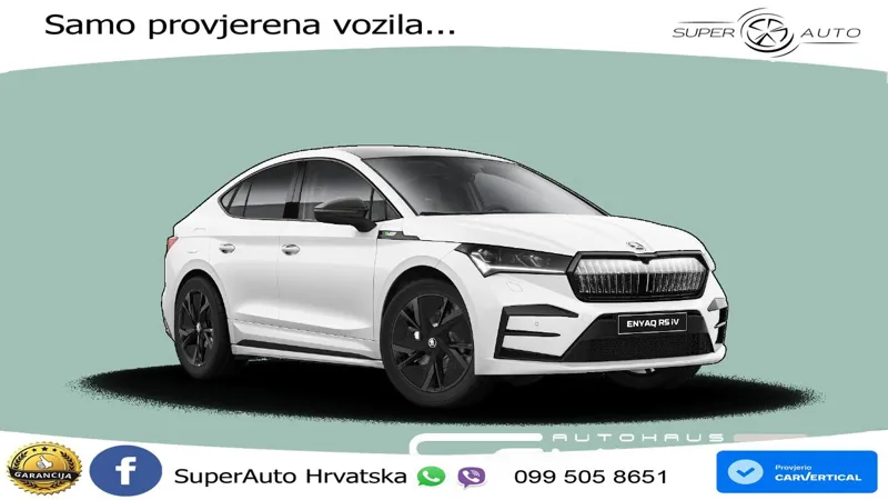 Škoda Enyaq iV RS 82 kWh (340 KS) AWD LED+GR SJED+ACC