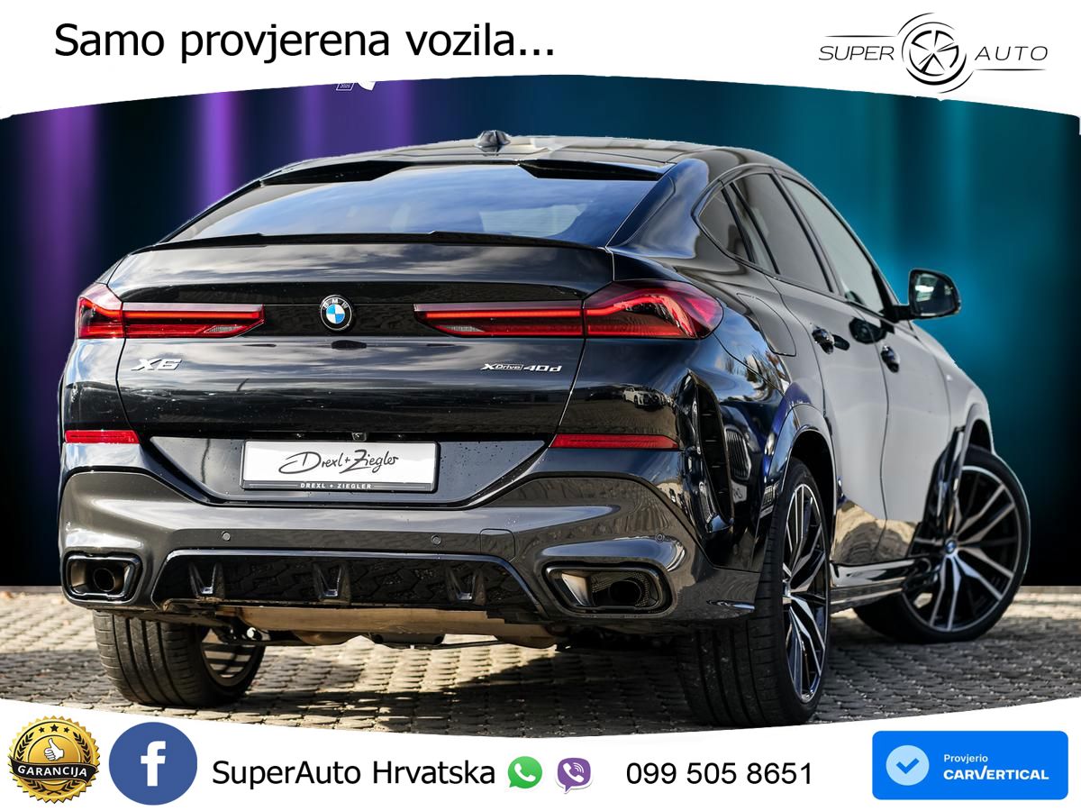 BMW X6 40d (352 KS) xDrive Steptronic ACC+HEAD+4xGR SJED+360+PANO