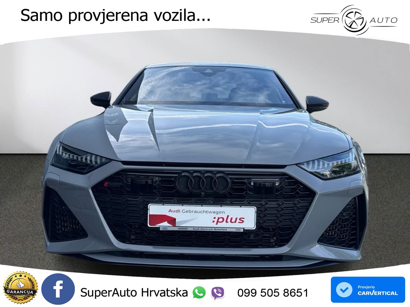 Audi RS7 4.0 TFSI V8 (600 KS) quattro tiptronic ACC+HEAD+4xGR SJED+360+PANO
