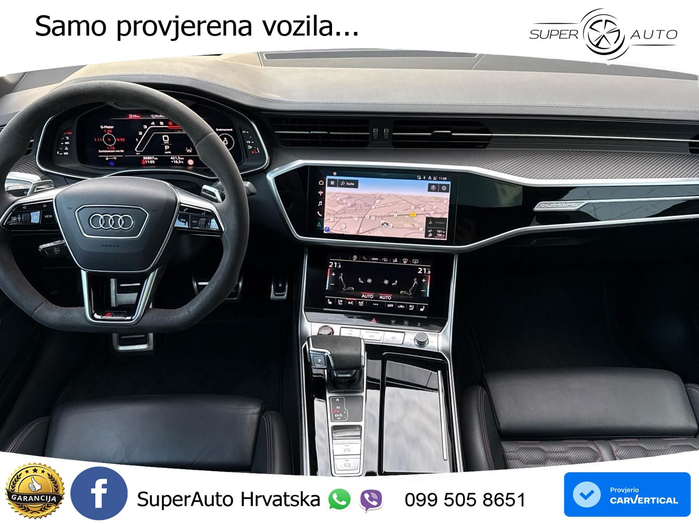 Audi RS7 4.0 TFSI V8 (600 KS) quattro tiptronic ACC+HEAD+4xGR SJED+360+PANO