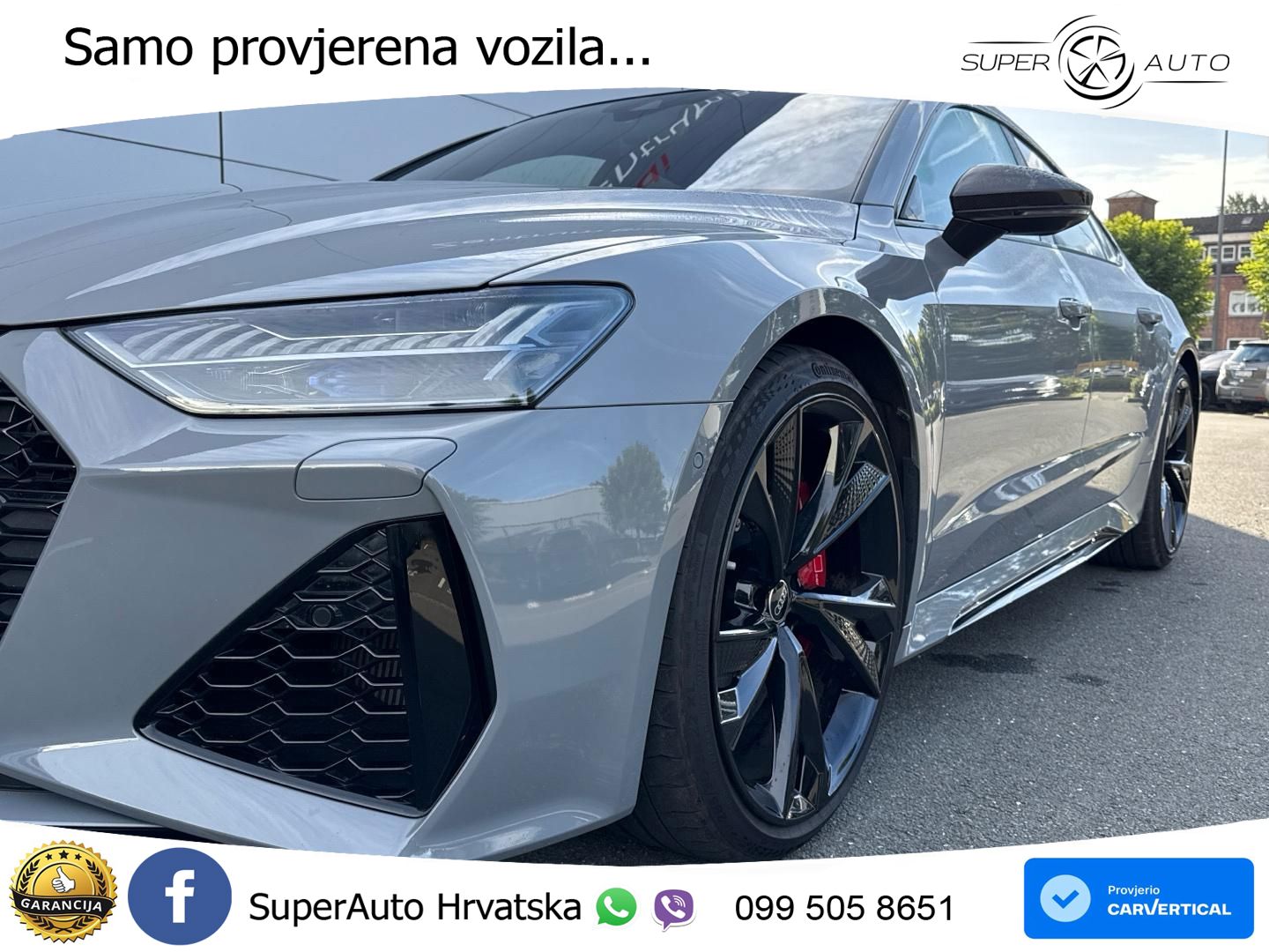 Audi RS7 4.0 TFSI V8 (600 KS) quattro tiptronic ACC+HEAD+4xGR SJED+360+PANO