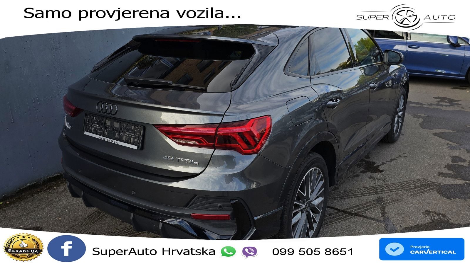 Audi Q3 Sportback 45 TFSIe (245 KS) S tronic S line