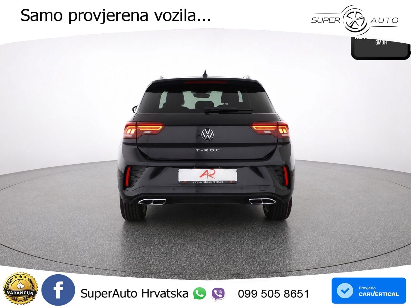 Volkswagen T-Roc 1.5 TSI (150 KS) DSG R-Line LED+GR SJED+ACC