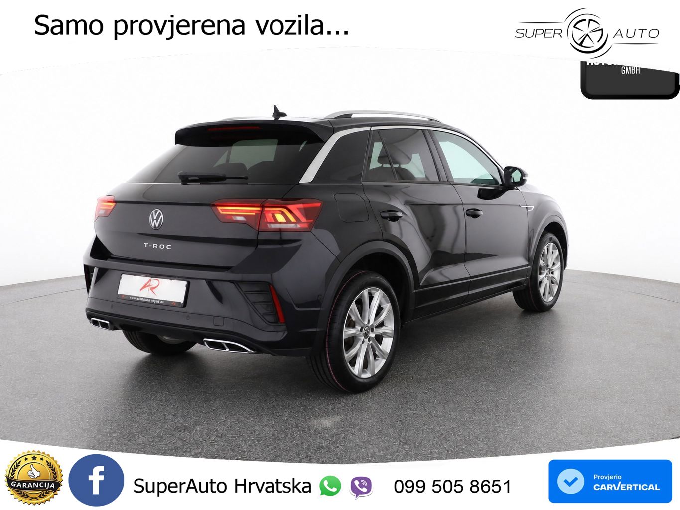 Volkswagen T-Roc 1.5 TSI (150 KS) DSG R-Line LED+GR SJED+ACC