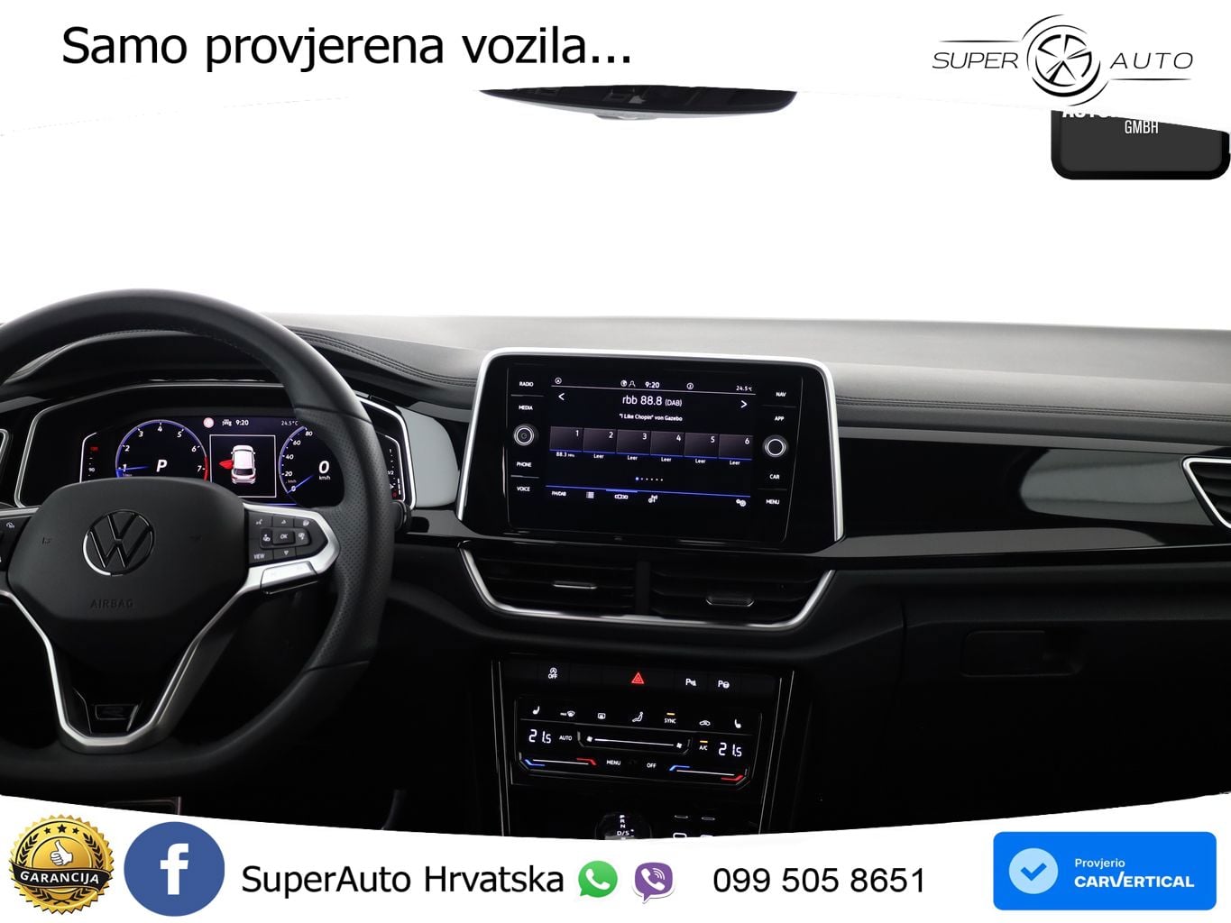Volkswagen T-Roc 1.5 TSI (150 KS) DSG R-Line LED+GR SJED+ACC