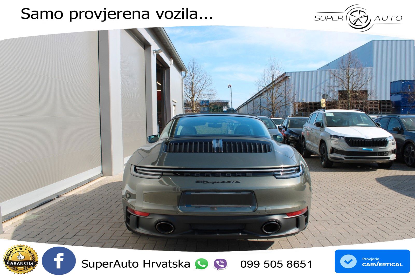 Porsche 911 Targa 4 GTS 3.0 (480 KS) PDK MATRIX+GR SJED+KAM