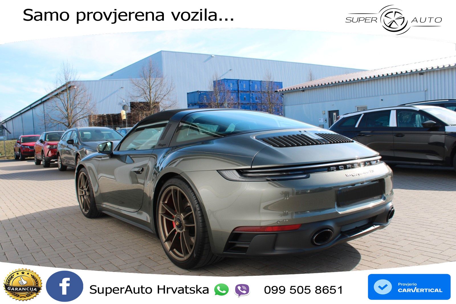 Porsche 911 Targa 4 GTS 3.0 (480 KS) PDK MATRIX+GR SJED+KAM
