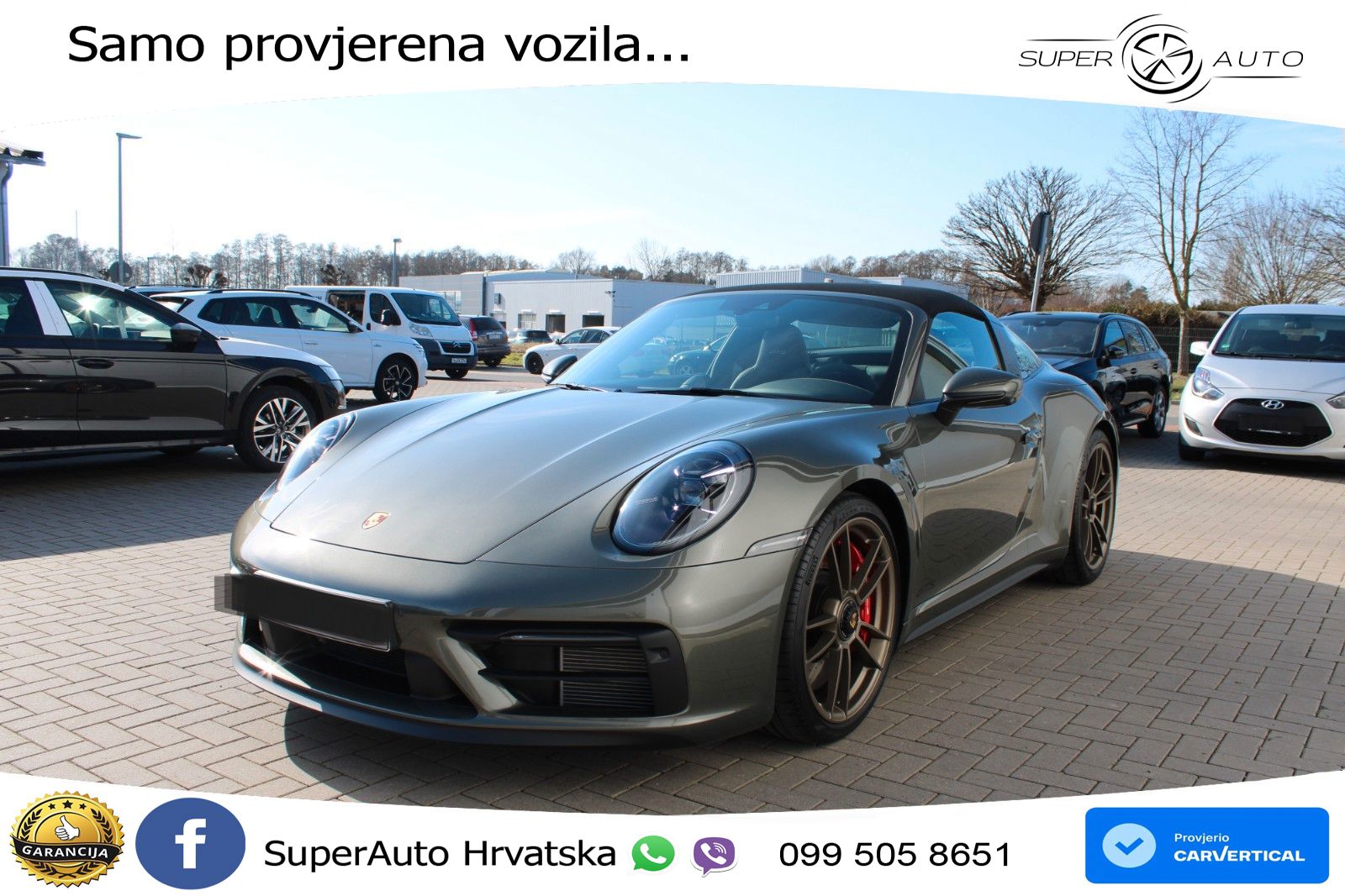 Porsche 911 Targa 4 GTS 3.0 (480 KS) PDK MATRIX+GR SJED+KAM