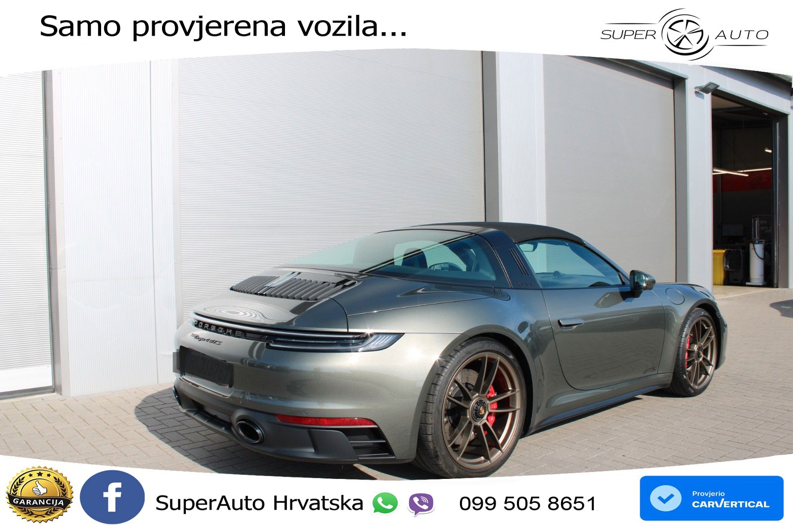 Porsche 911 Targa 4 GTS 3.0 (480 KS) PDK MATRIX+GR SJED+KAM