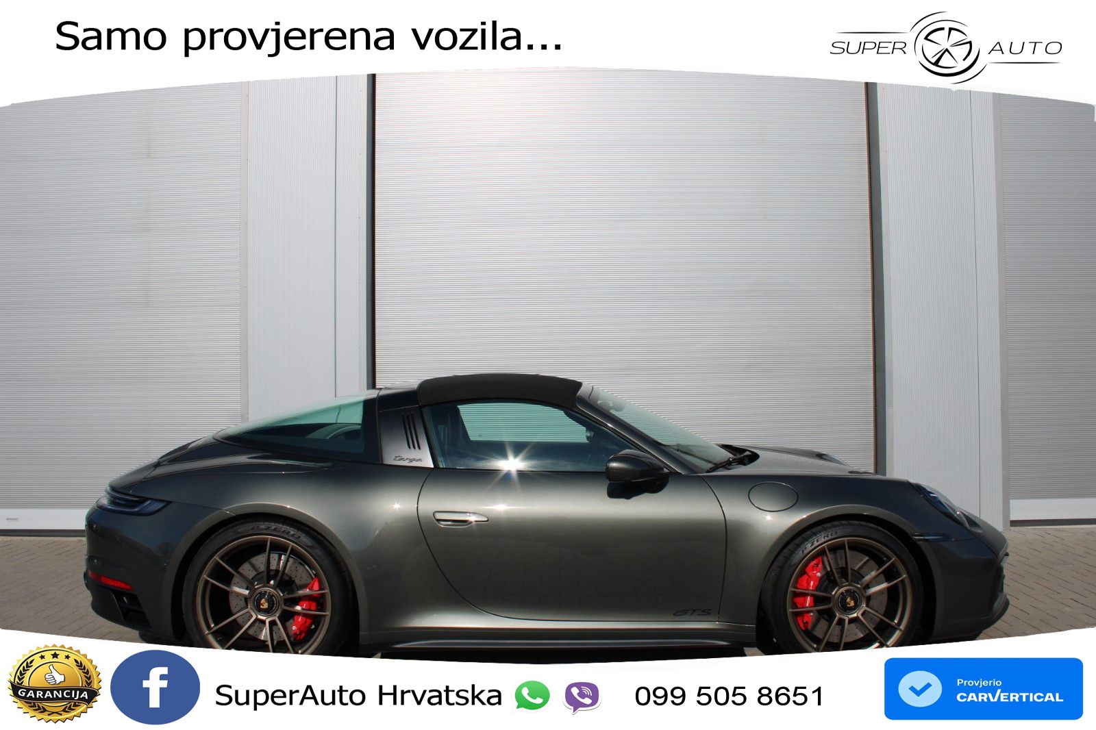 Porsche 911 Targa 4 GTS 3.0 (480 KS) PDK MATRIX+GR SJED+KAM