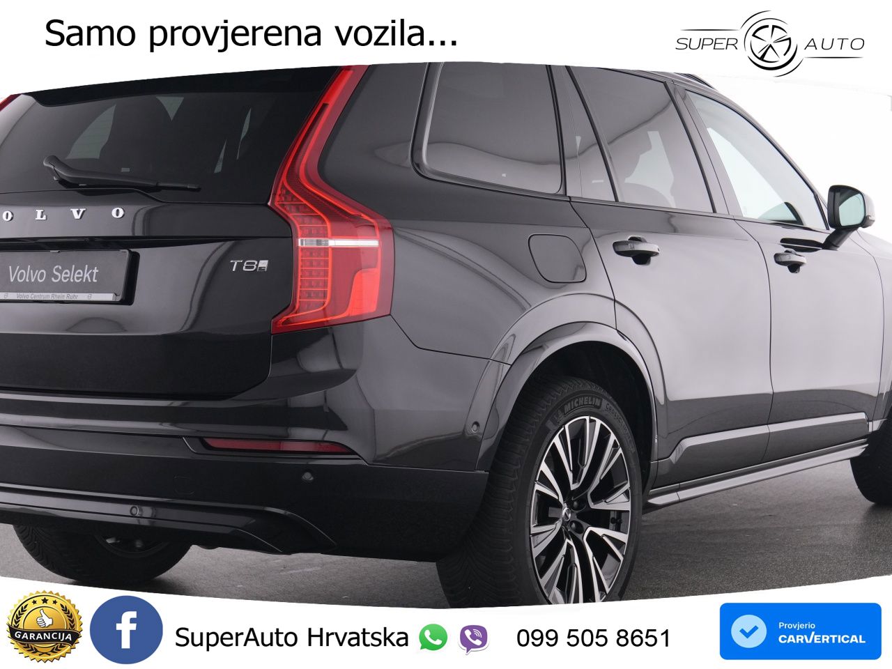 Volvo XC90 2.0 T8 AWD Automatic ACC+HEAD+4xGR SJED+360+PANO