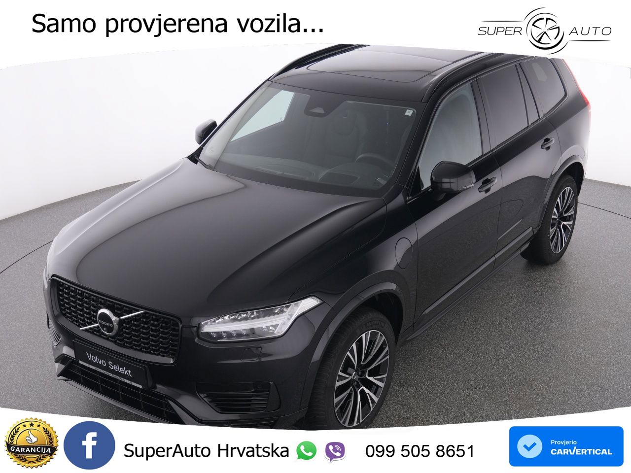Volvo XC90 2.0 T8 AWD Automatic ACC+HEAD+4xGR SJED+360+PANO