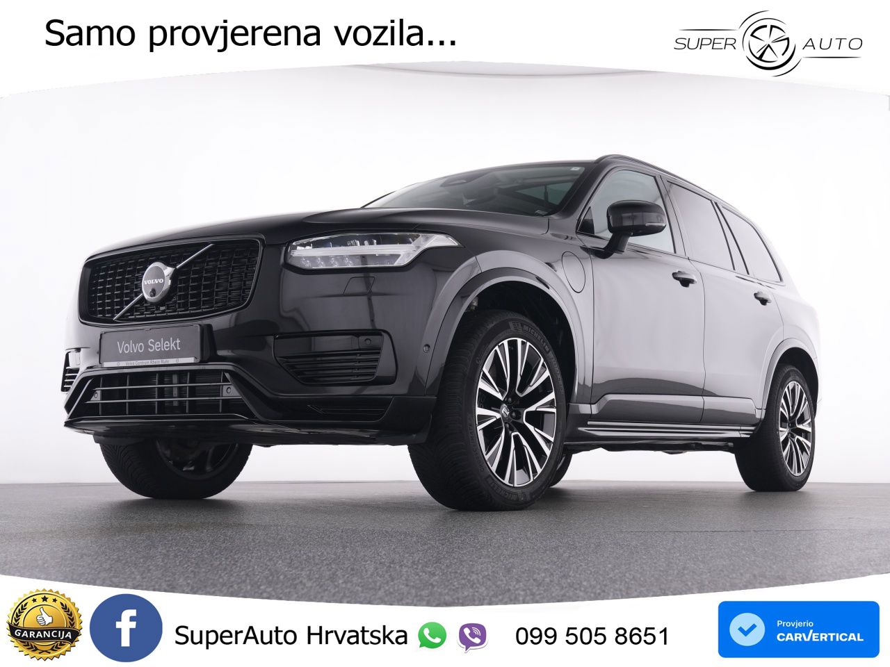 Volvo XC90 2.0 T8 AWD Automatic ACC+HEAD+4xGR SJED+360+PANO